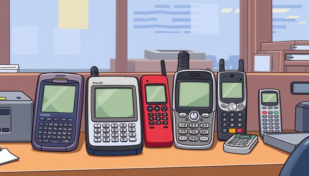    Изображение эпохи PDA и телефонов