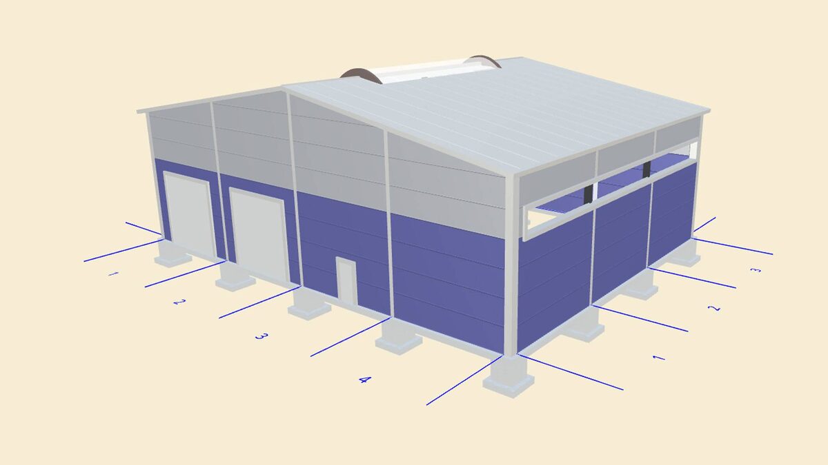 БЫСТРОВОЗВОДИМЫЙ СКЛАД 24Х18Х6 В Г. МИЧУРИНСК, РОССИЯ.