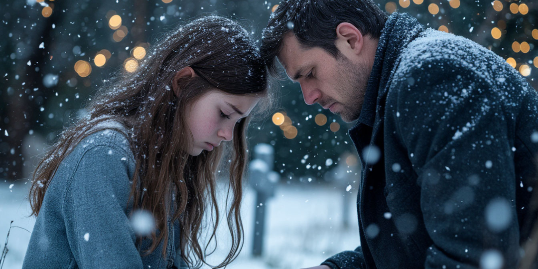 У папы новая семья.