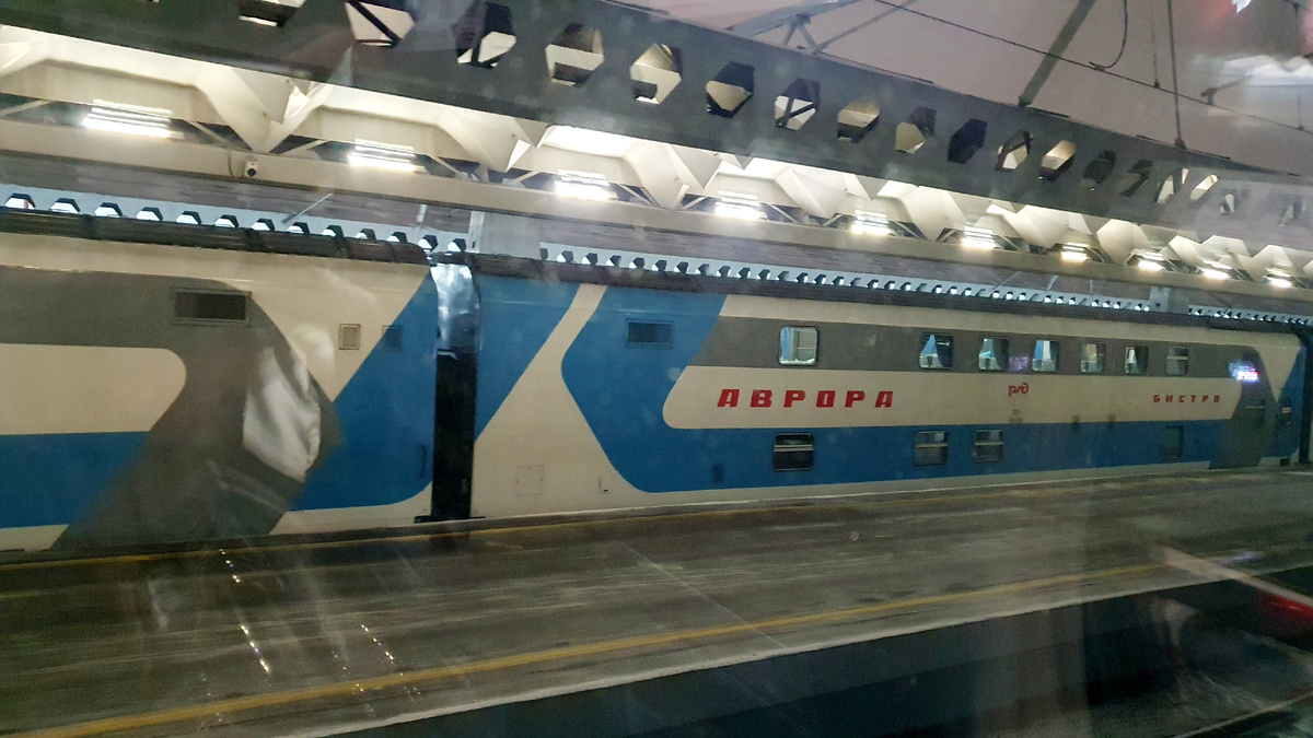 Это "Аврора", которая скоро отправится в Москву.