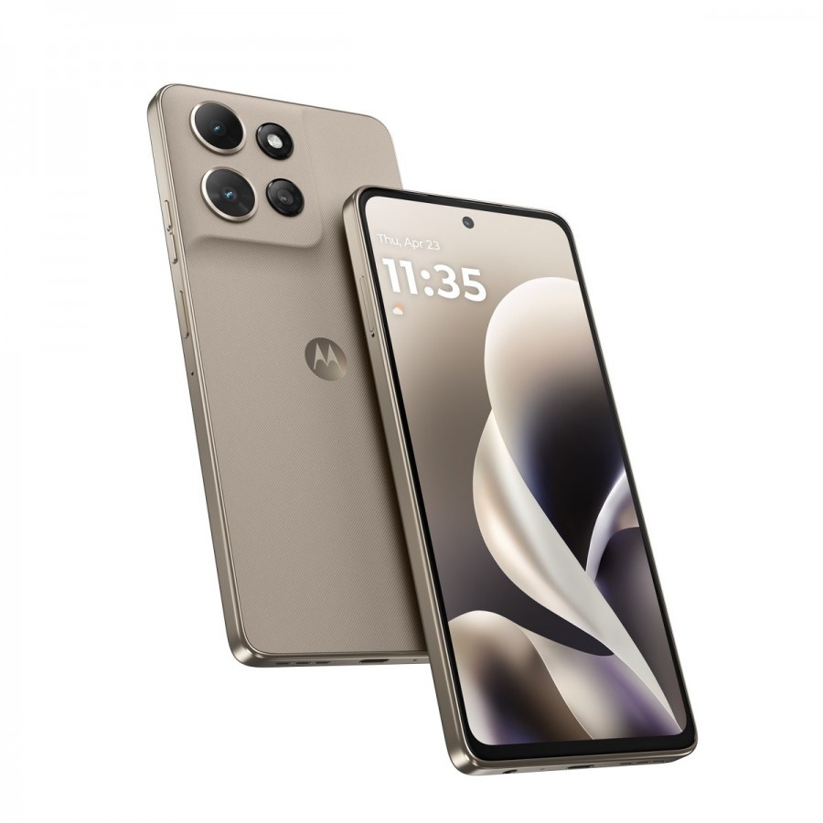 Смартфон в бежевом цвете