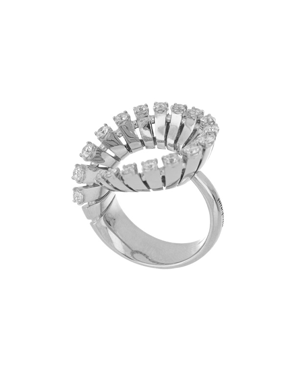 Кольцо FerriFirenze Vito из белого золота с бриллиантами