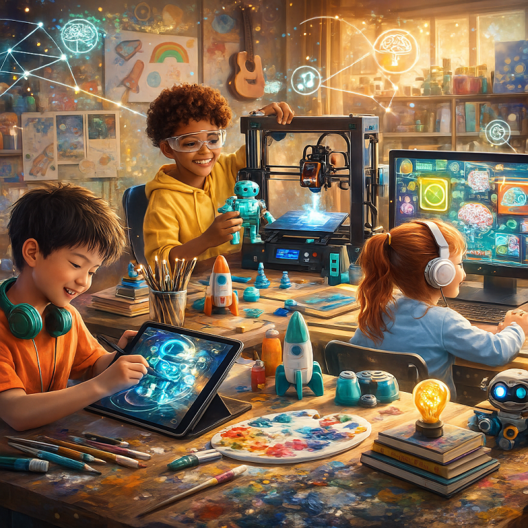    Нейросети и творчество: как современные технологии помогают детям развивать таланты и получать удовольствие от игр Сергей