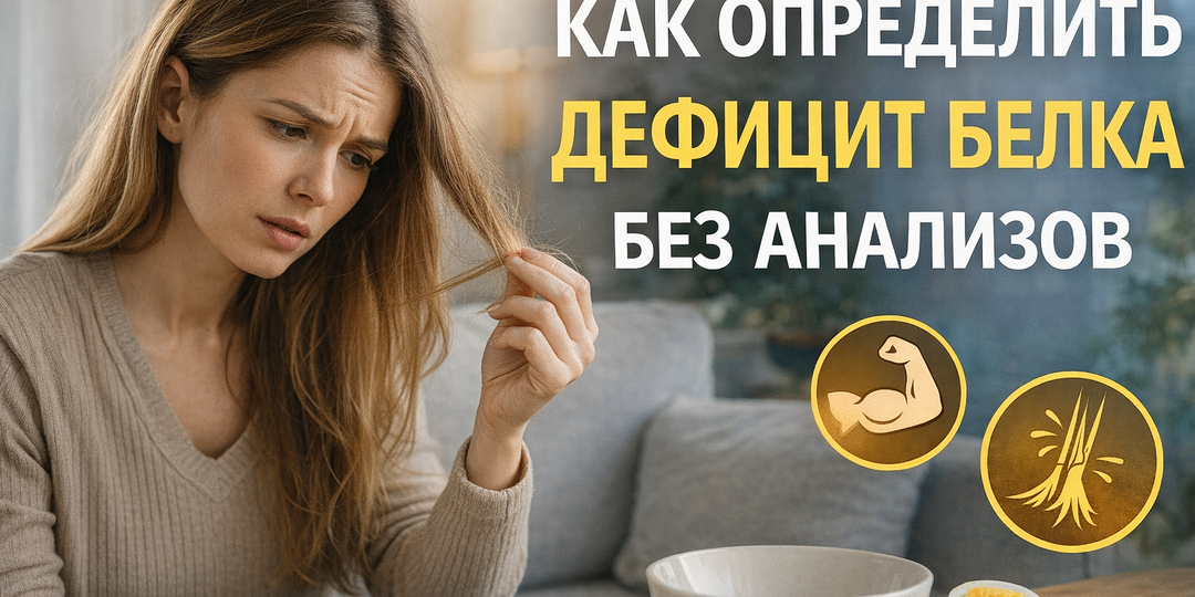 Как определить дефицит белка без анализов?