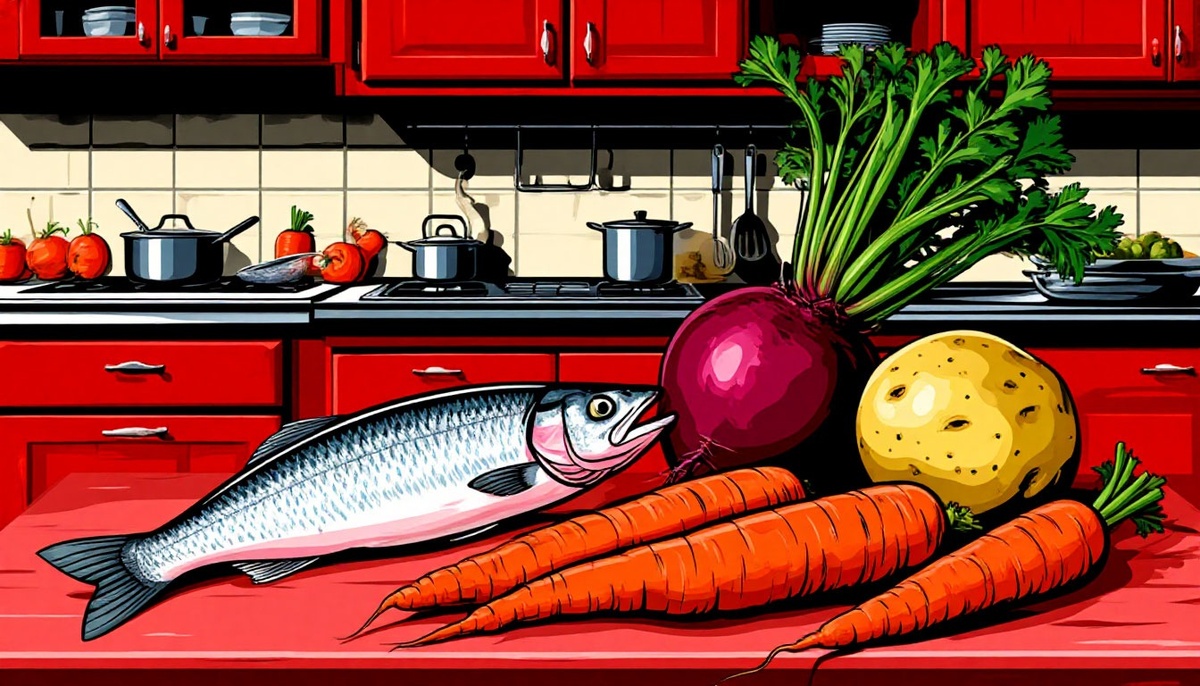 Первый рецепт Селёдки под шубой