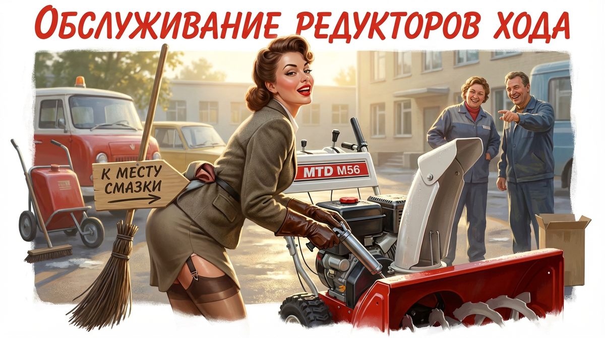    Редуктор хода МТД М56: советы по обслуживанию admin