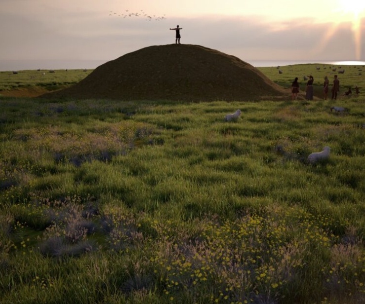 Курган Хоув реконструкция