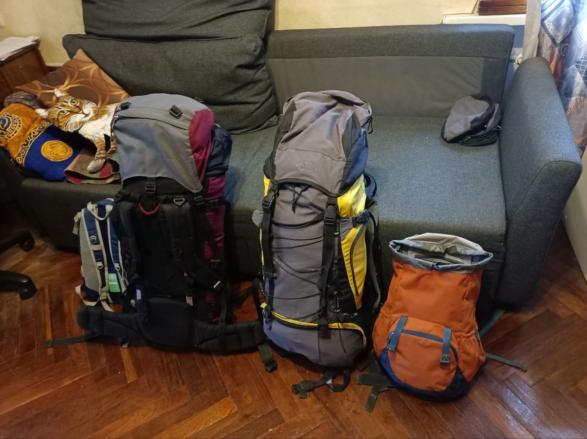 Рюкзаки упакованы