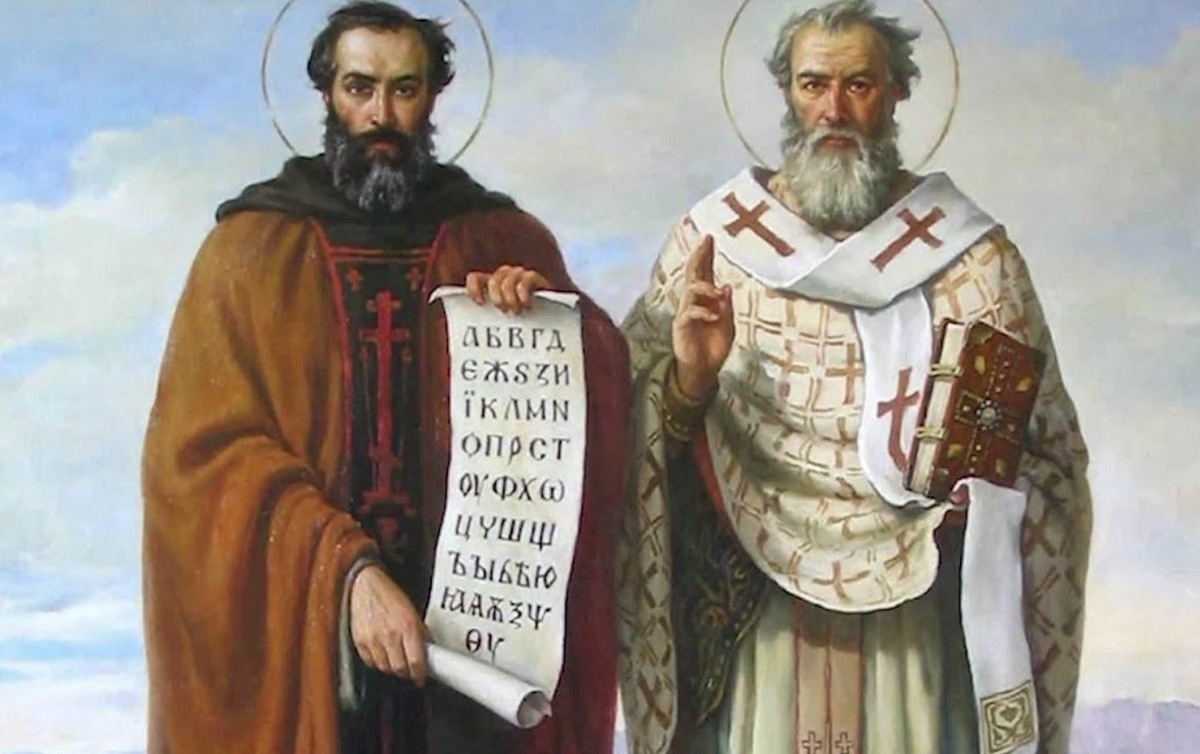    Кирилл и Мефодий — это братья-монахи, которые создали первую славянскую письменность и заложили основу русского алфавита. Источник изображения: donpress.ru