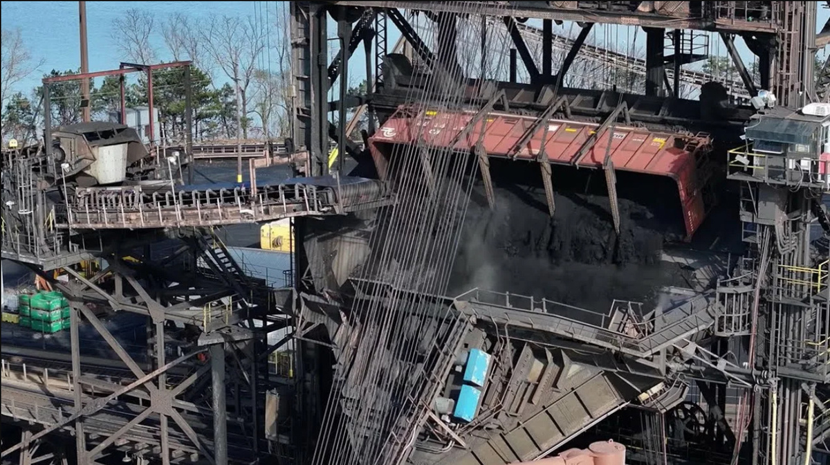 Выгрузка методом опрокидывания