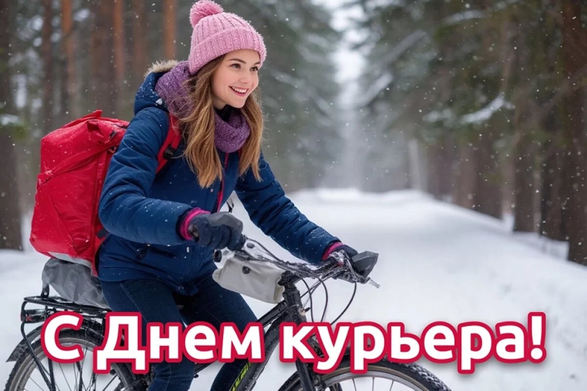    Новые открытки с Днем курьера.