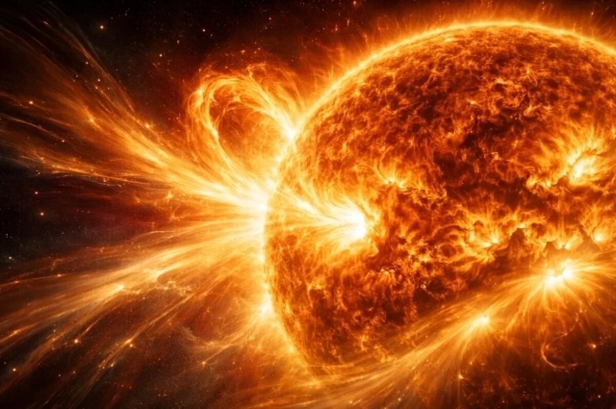    Неожиданный рост скорости солнечного ветра зафиксировали учёные