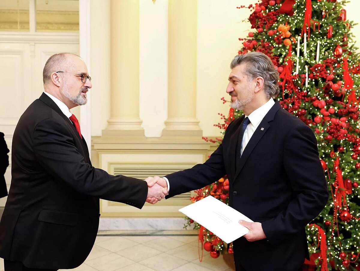 Президенту Грузии вручили верительные грамоты послы Исландии, Бразилии, Катара, Кувейта, Панамы и Алжира