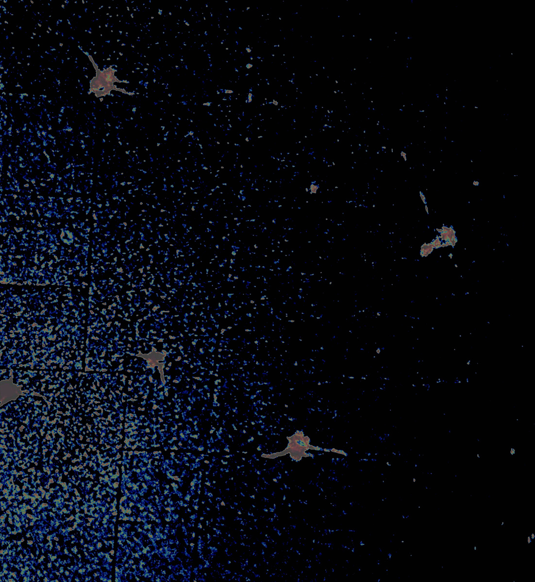 Птичьи, но выглядит как вселенная с метеоритами