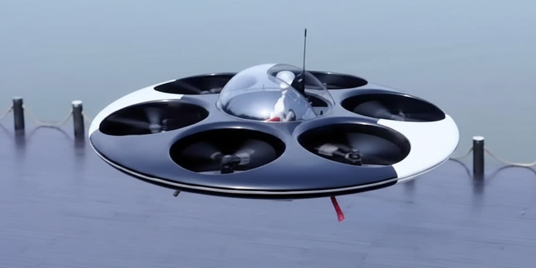 Китайцы построили летающую тарелку. И она действительно летает