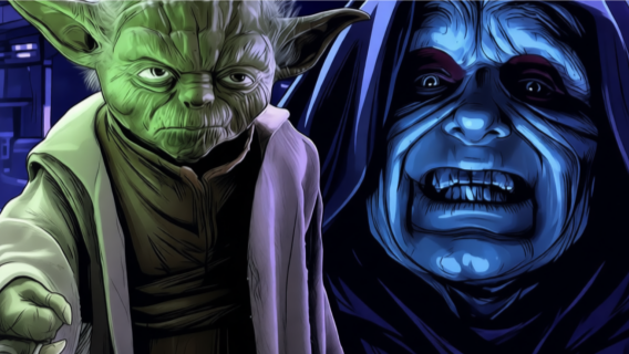 Йода и Палпатин (Фан-арт) 