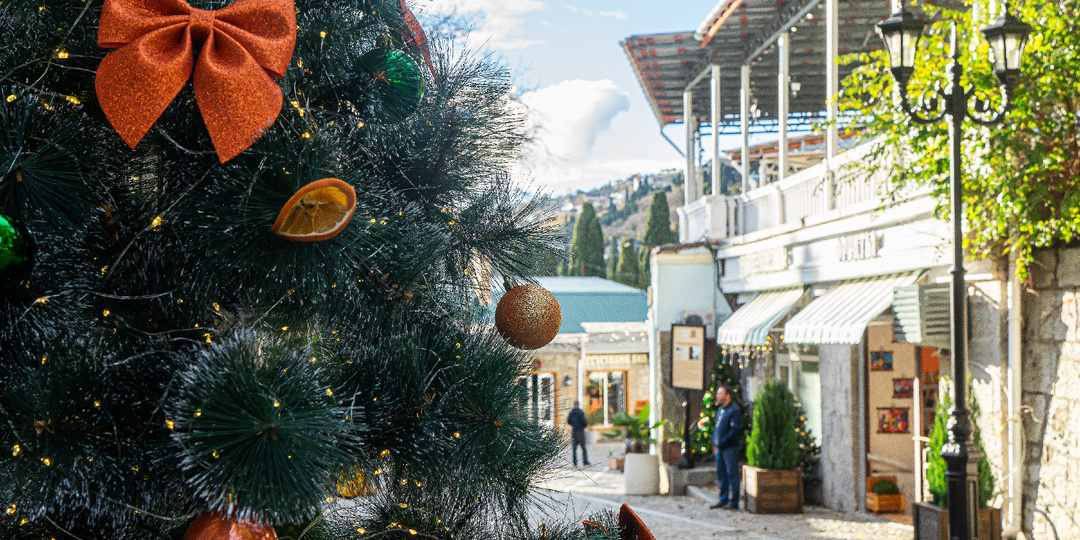 Крым. Алупка предновогодняя.