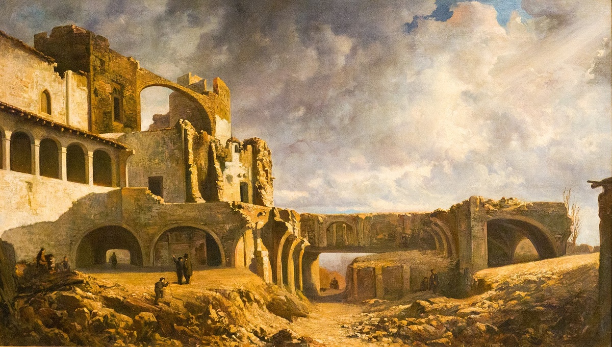 Ruinas del Palau de Barcelona (Ramón Martí Alsina)