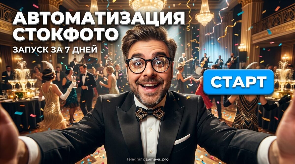   План запуска сервиса по автоматизации стоковых фотобанков за 7 дней Артур Хорошев
