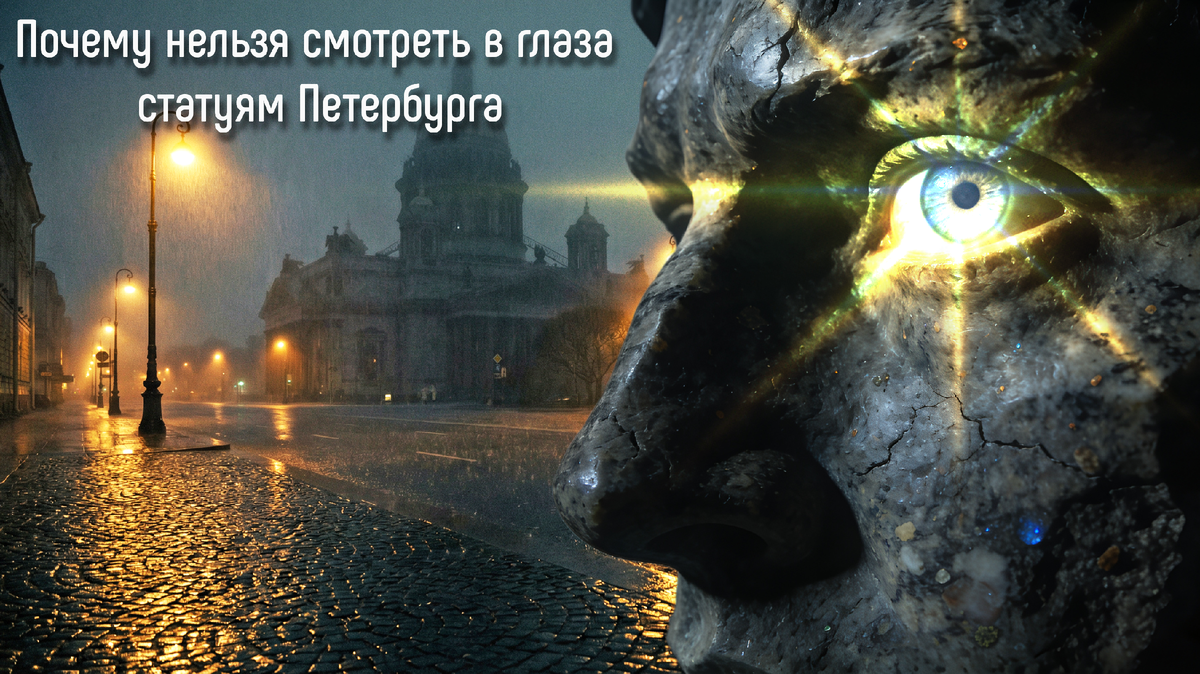 🗿 Ожившие стражи гранита: Атланты держат не небо. Почему нельзя смотреть в глаза статуям Петербурга