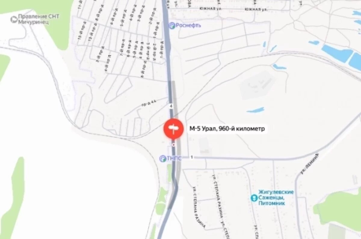    На трассе М-5 под Самарой ограничат движение