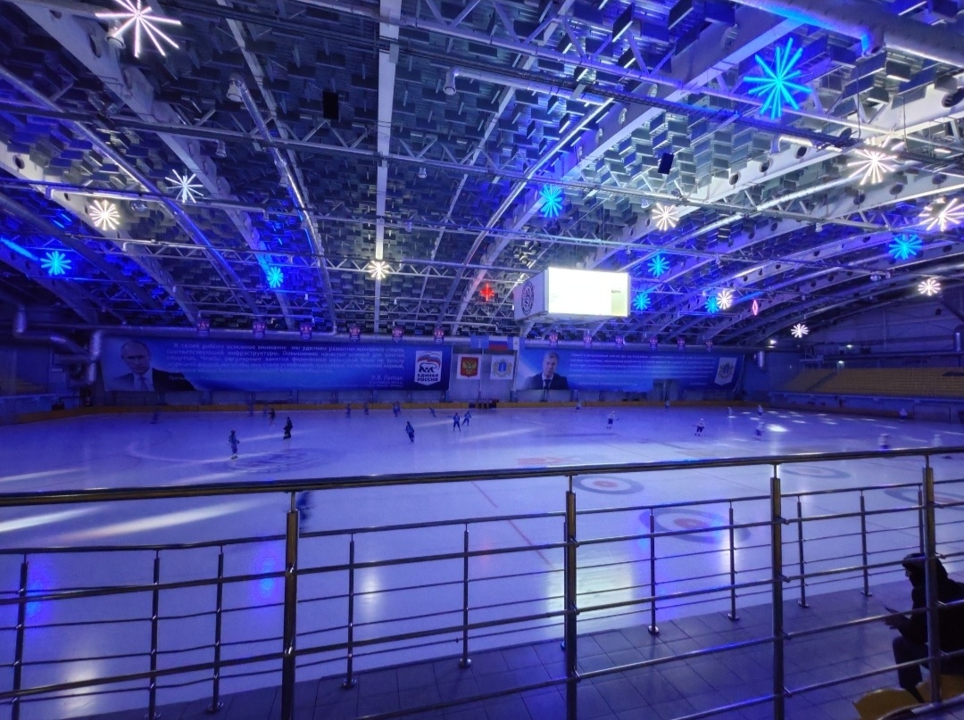 Начало матча. Не включили свет