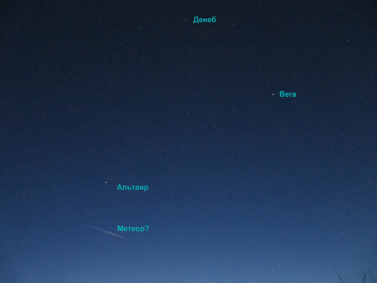 Летний треугольник.