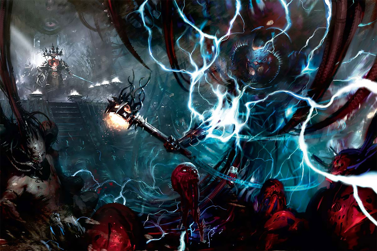 Вашторр и Абаддон на заднем плане. Худ. Paul Dainton