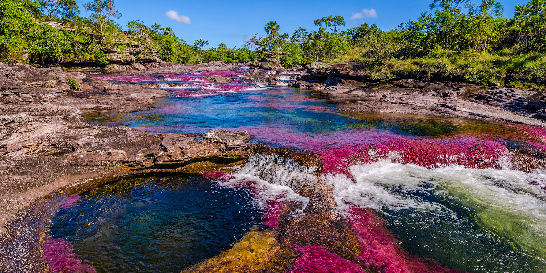 Река, которая решила быть радугой. Где протекает одна из самых красивых рек мира