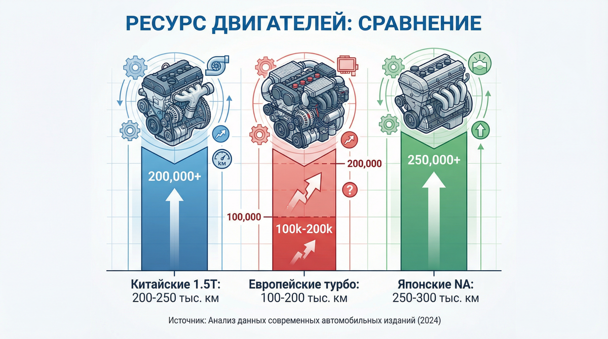 Китайские турбомоторы держат планку наравне с европейцами, а по некоторым позициям — даже лучше