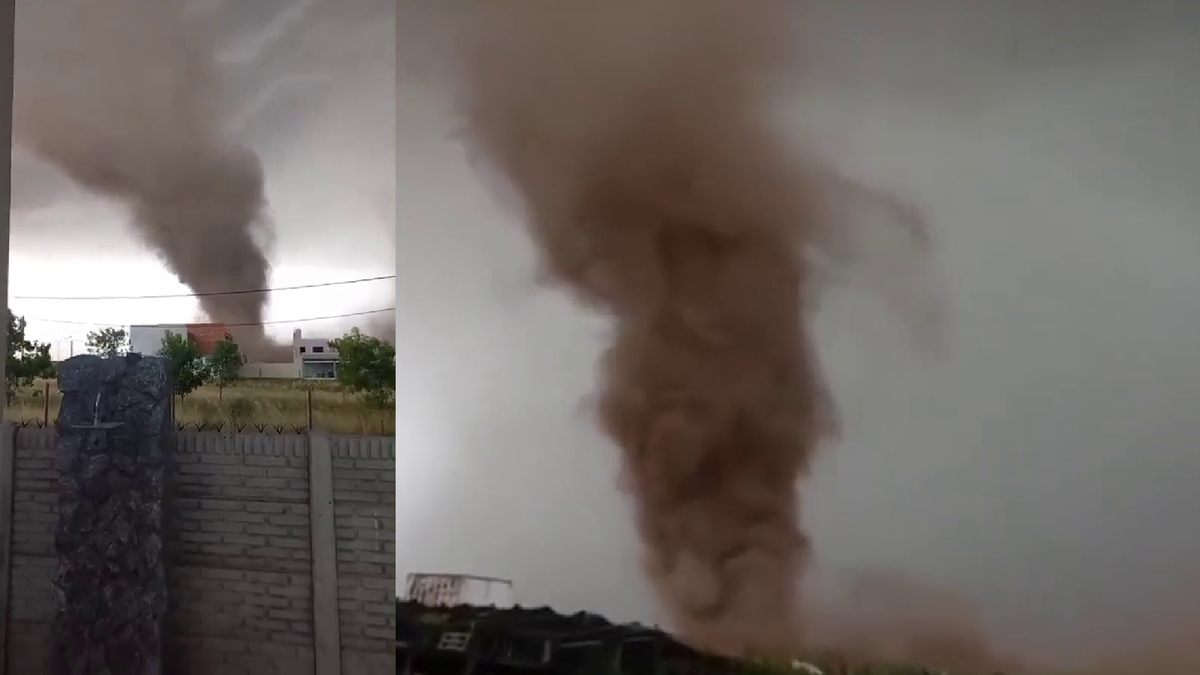 Какая плотность, какая фактура! Торнадо в Каркаранье (провинция Санта-Фе, север Аргентины; 11 декабря)