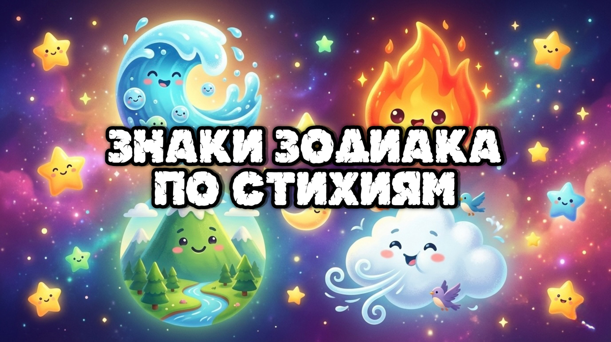 Как Делятся Знаки Зодиака По Стихиям? 