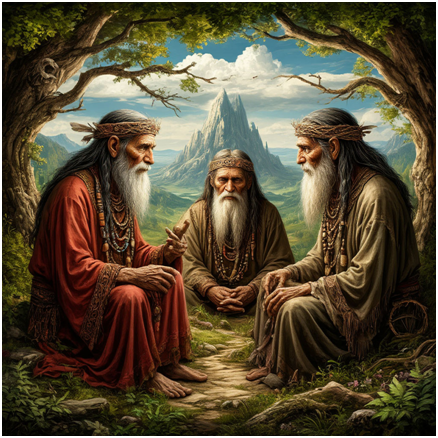 Сгенерировано ИИ- сон о предках.