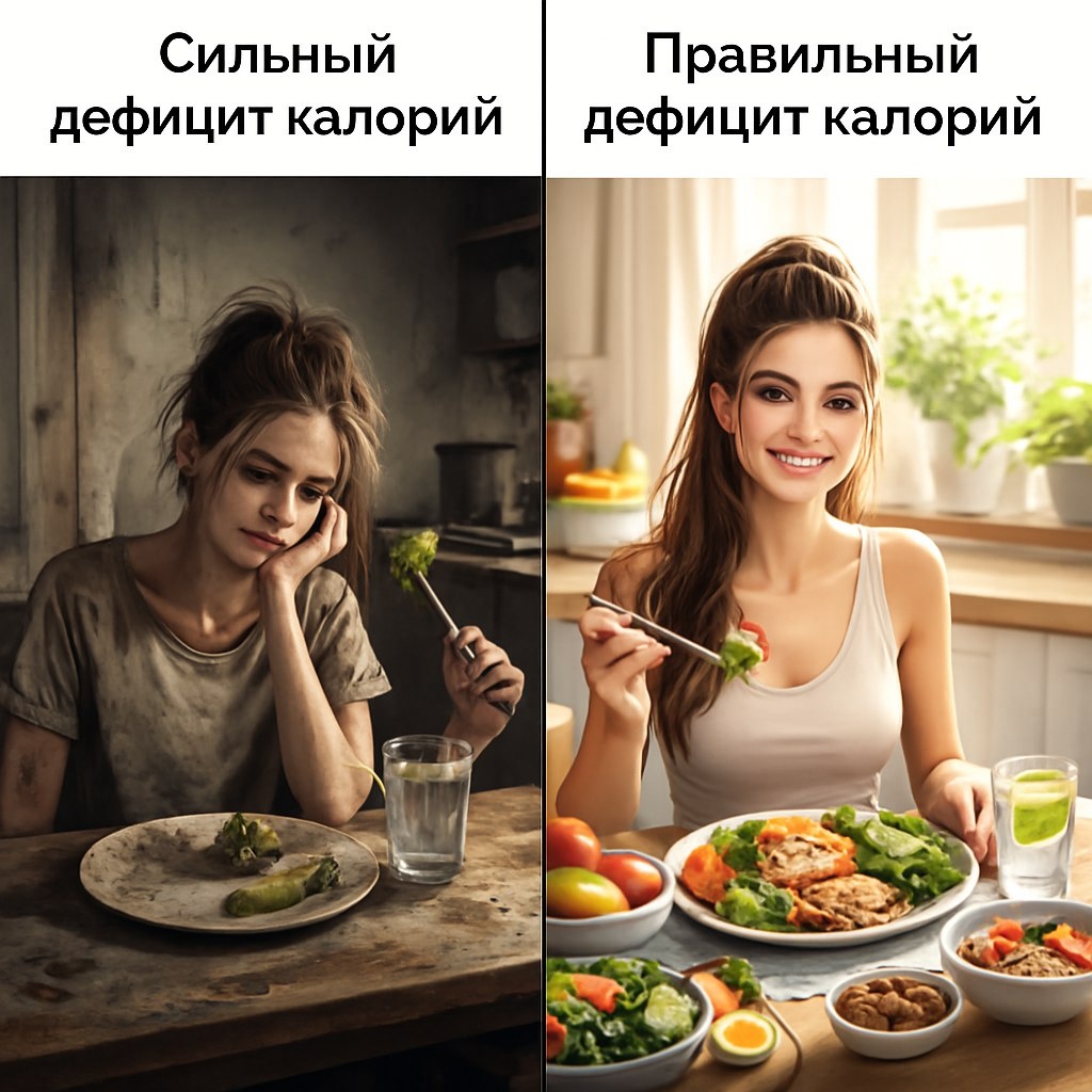 #Сознание #Правильное питание #Еда #Меню #Дефицит #Похудение