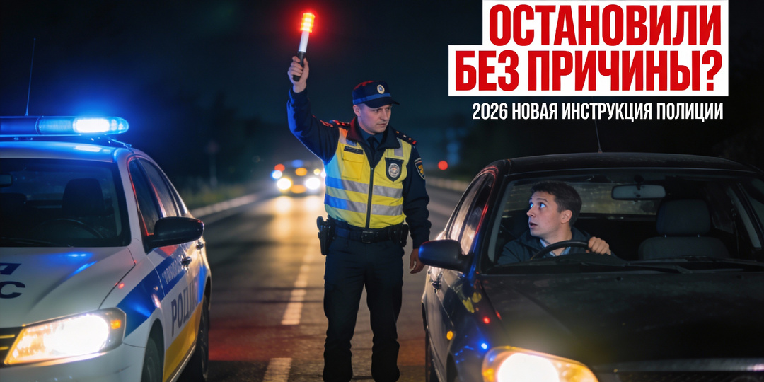 Остановили без причины? В 2026 это станет нормой — что готовит новая инструкция полиции