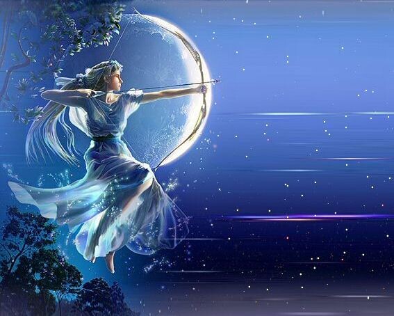 Луна в знаке Стрелец.