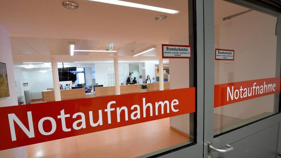 Приемное отделение неотложной помощи на немецком языке :))