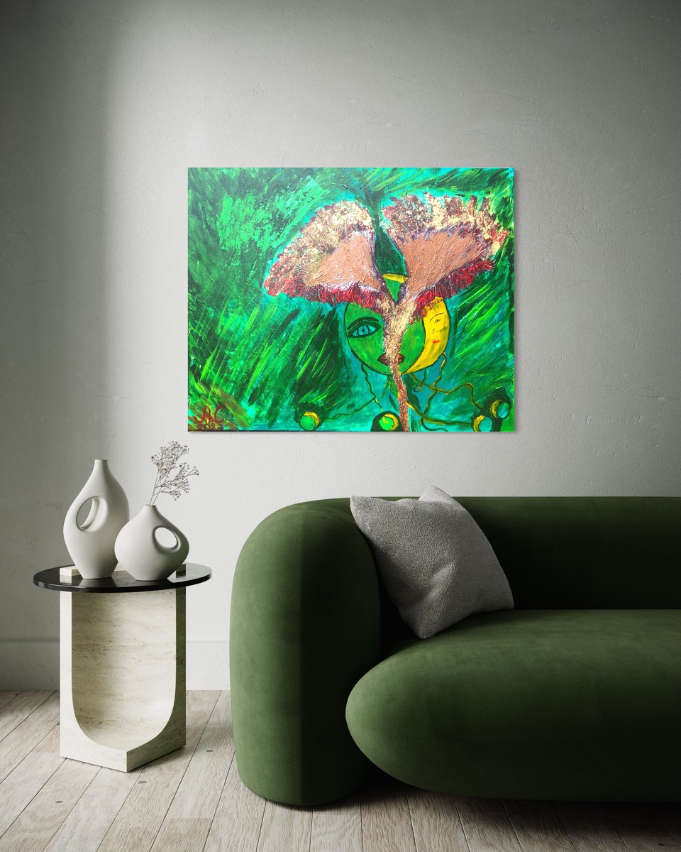 Картина «Любовь» художник Летящая Душа Анастасия Соловьева 