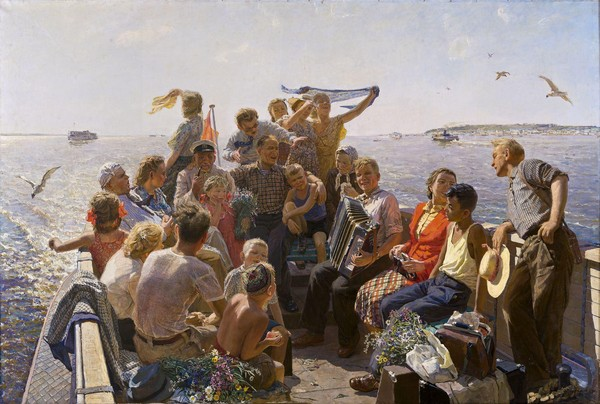 «Герои и будни» в Пакгаузе: Искусство эпохи СССР без розовых очков. Как менялся образ человека в советской живописи?