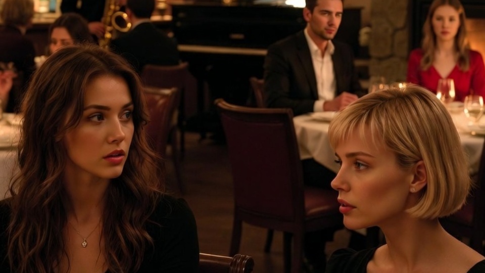 Света пошла с подругой в ресторан. Она не ожидала увидеть там своего мужа который был в командировке