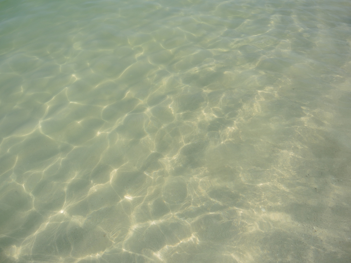 Утренняя вода в Персидском заливе, пляж Марина. (3 фото)