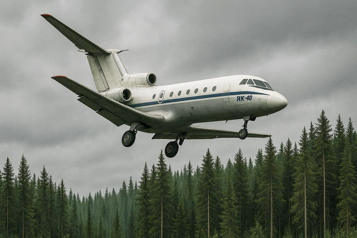 На момент трагедии на борту авиалайнера находилось семь человек.  Фото: Изображение сгенерировано с помощью ИИ / Маргарита Неклюдова