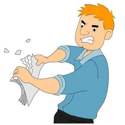 Рисунок из интернета. Отец рвёт дневник.