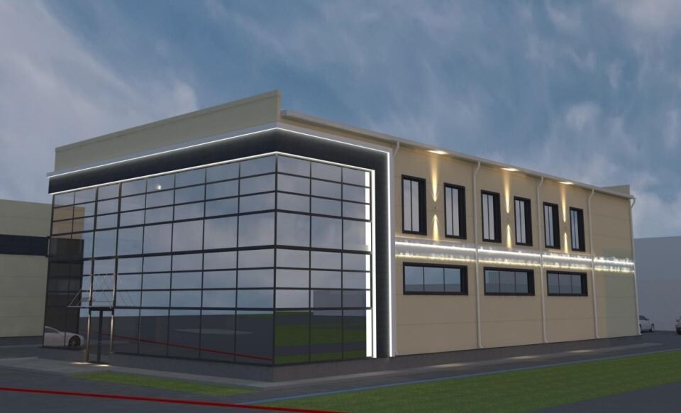    Проект здания склада на ул. ул. Власихинская, 139в. Источник: Мастерская Золотова