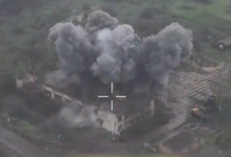    Удар по ВСУ в Гуляйполе. Фото: кадр видео