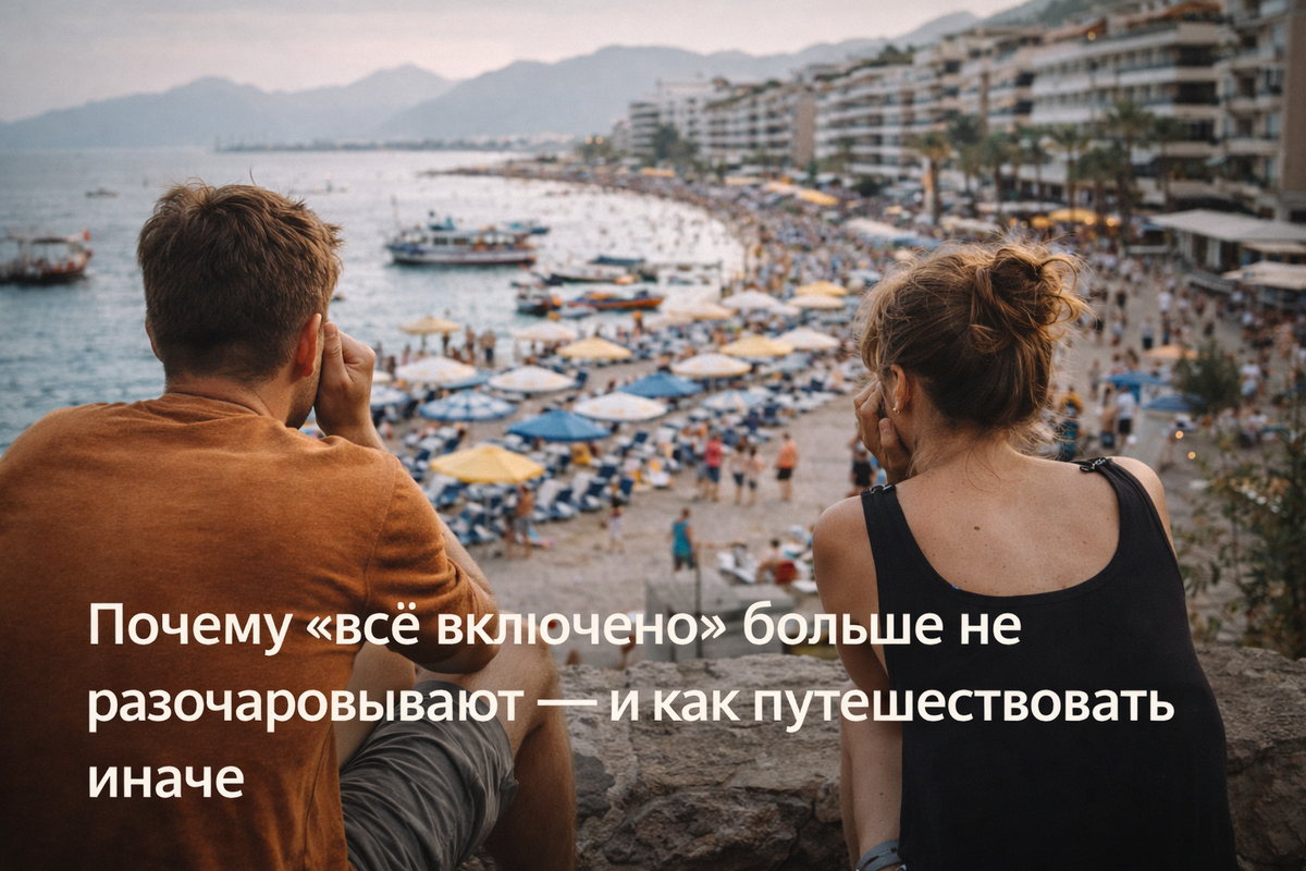 Почему путешествия по шаблону и популярным сценариям всё чаще не приносят эмоций и как выбирать отдых, который действительно совпадает с вами