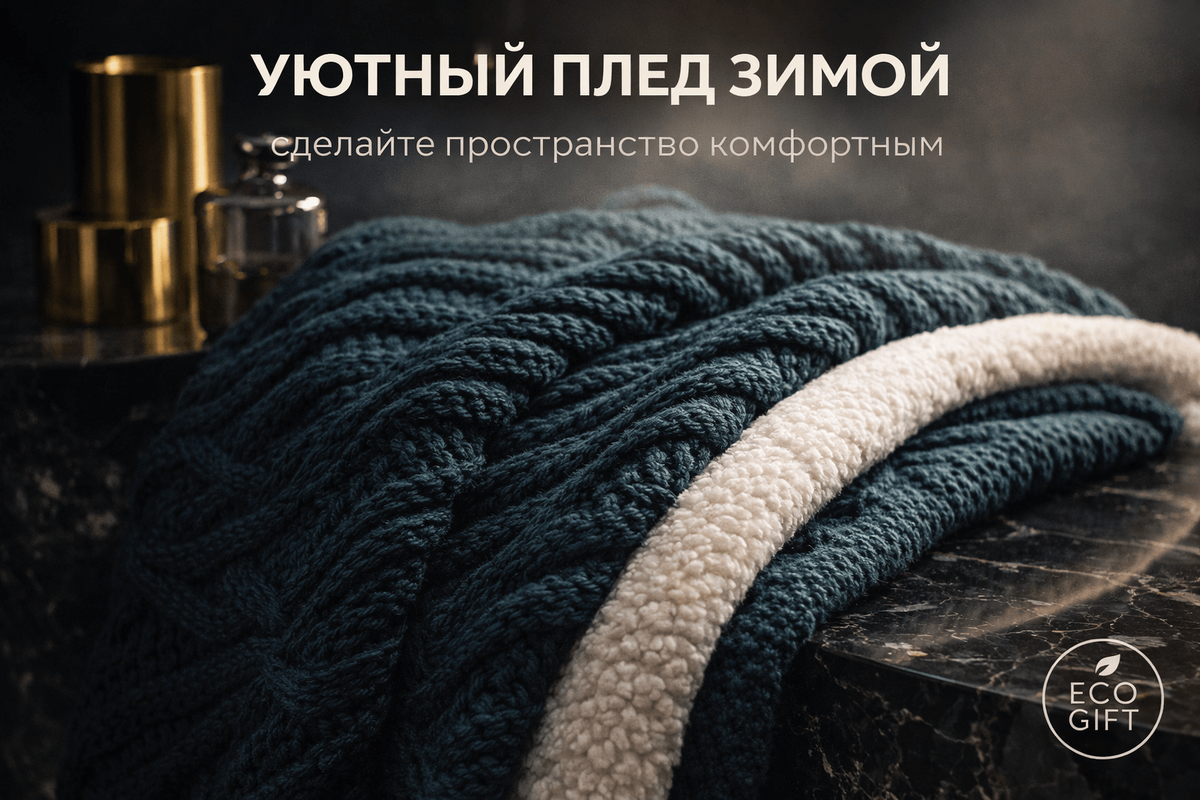    Создаем уютный зимний плед для тепла и комфорта Марина Погодина