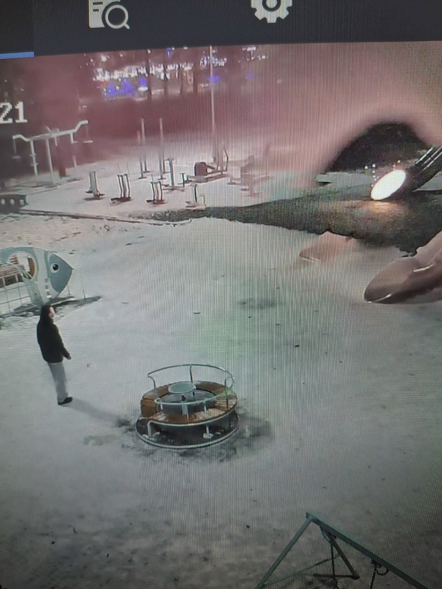    В Кондопоге подростки устроили взрыв в детской горке и сломали качели© скриншот видео