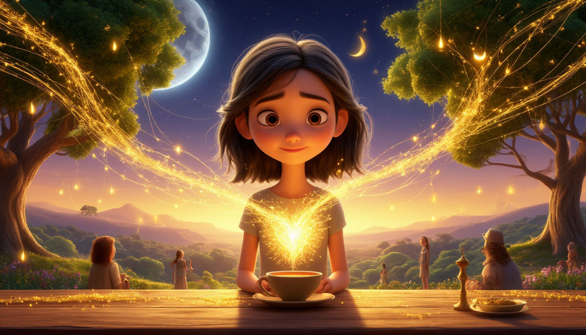 Вечер девяносто второй. Благодарность — это золотая нить, соединяющая мое сердце с сердцем мира. Это волшебные очки, которые превращают обычную жизнь в волшебный сад подарков