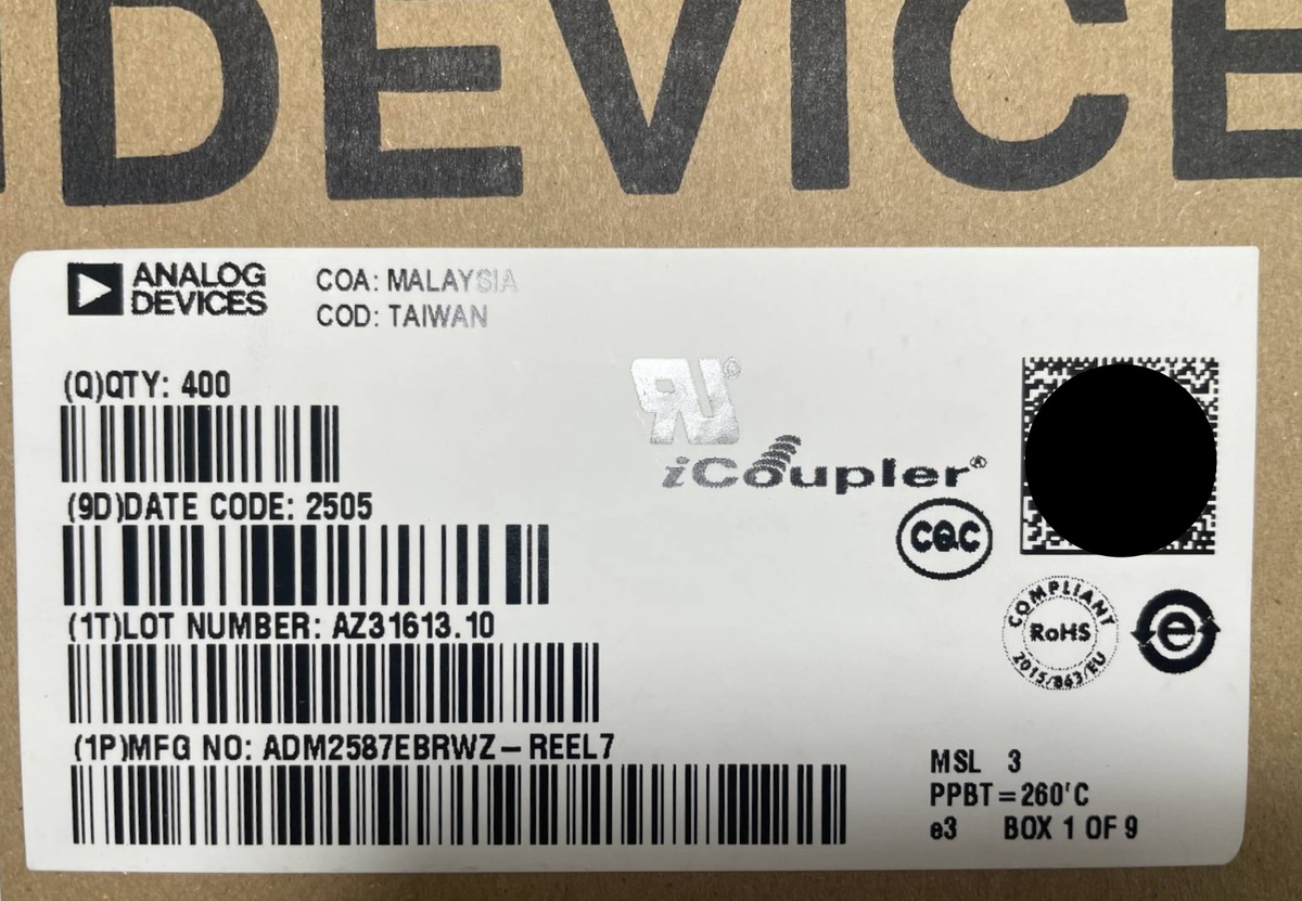 ANALOG DEVICES Series ADM2587EBRWZ-REEL7.